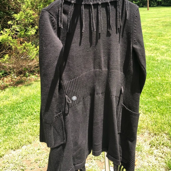 NWT New York and Company Fringe Cardigan Sweater - Picture 5 of 6